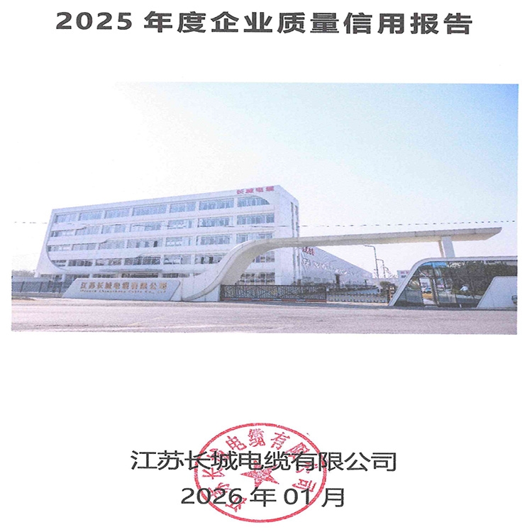 2025年度企业质量信用报告